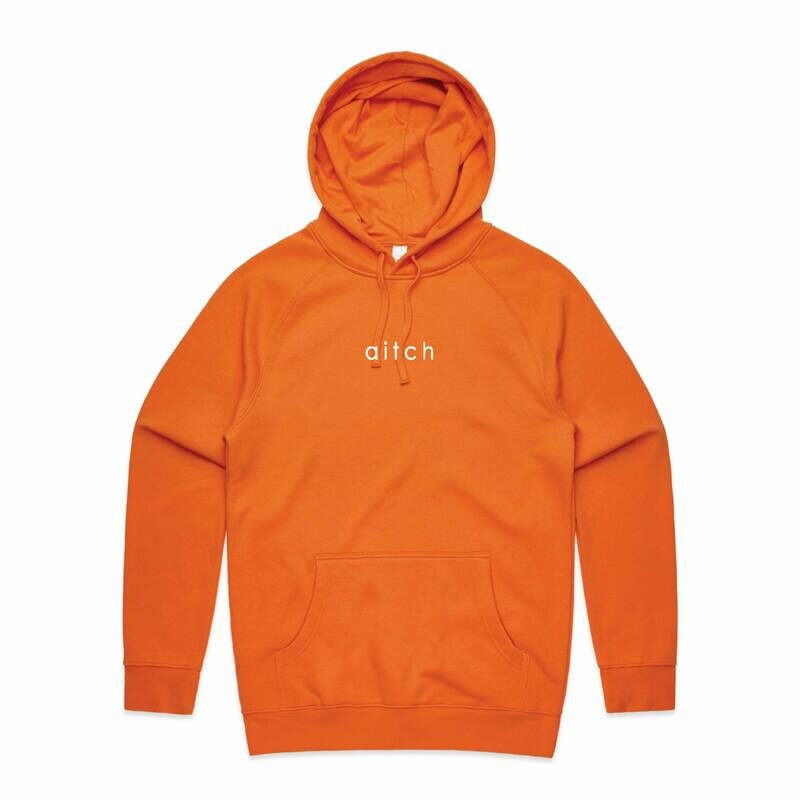 &#39;aitch&#39; hoodie (orange)