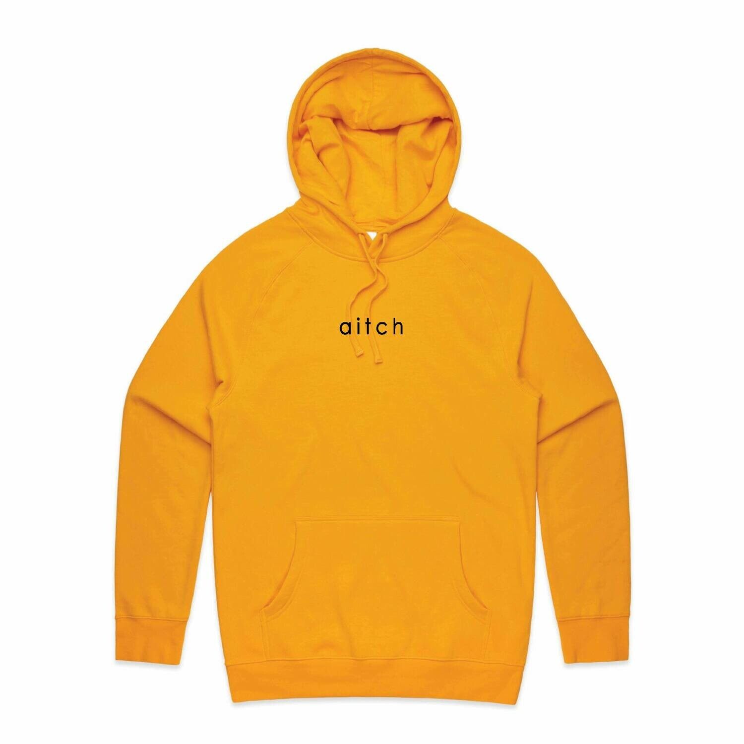 &#39;aitch&#39; hoodie (yellow)
