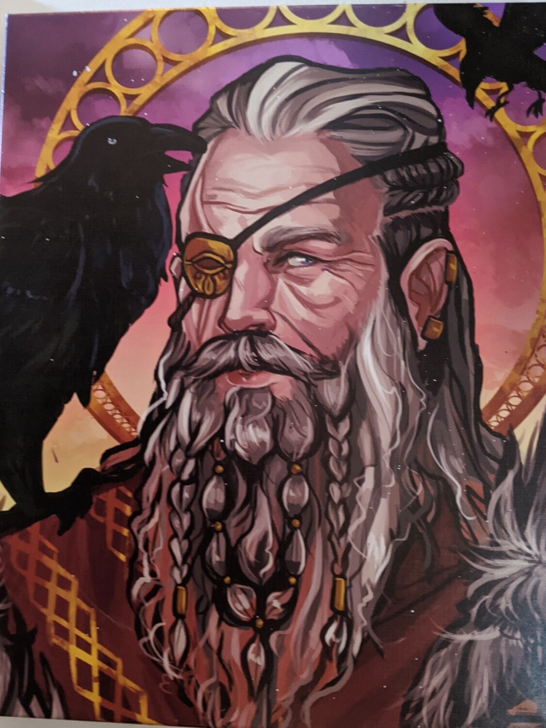 Odin Allfather Canvas Print