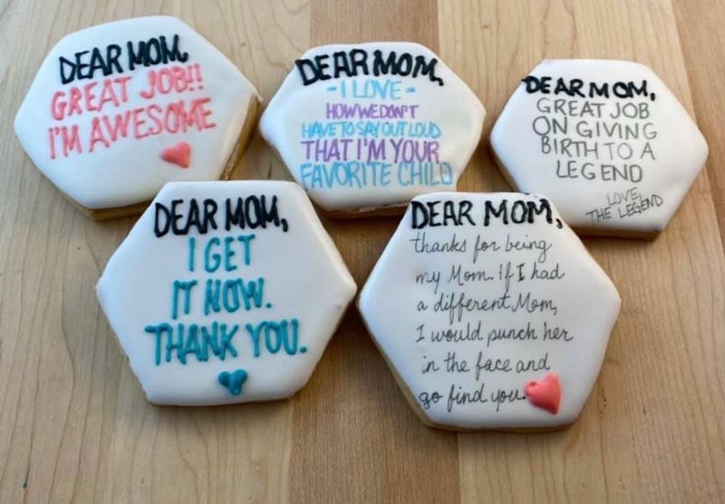 Dear Mom-custom Cookie Note