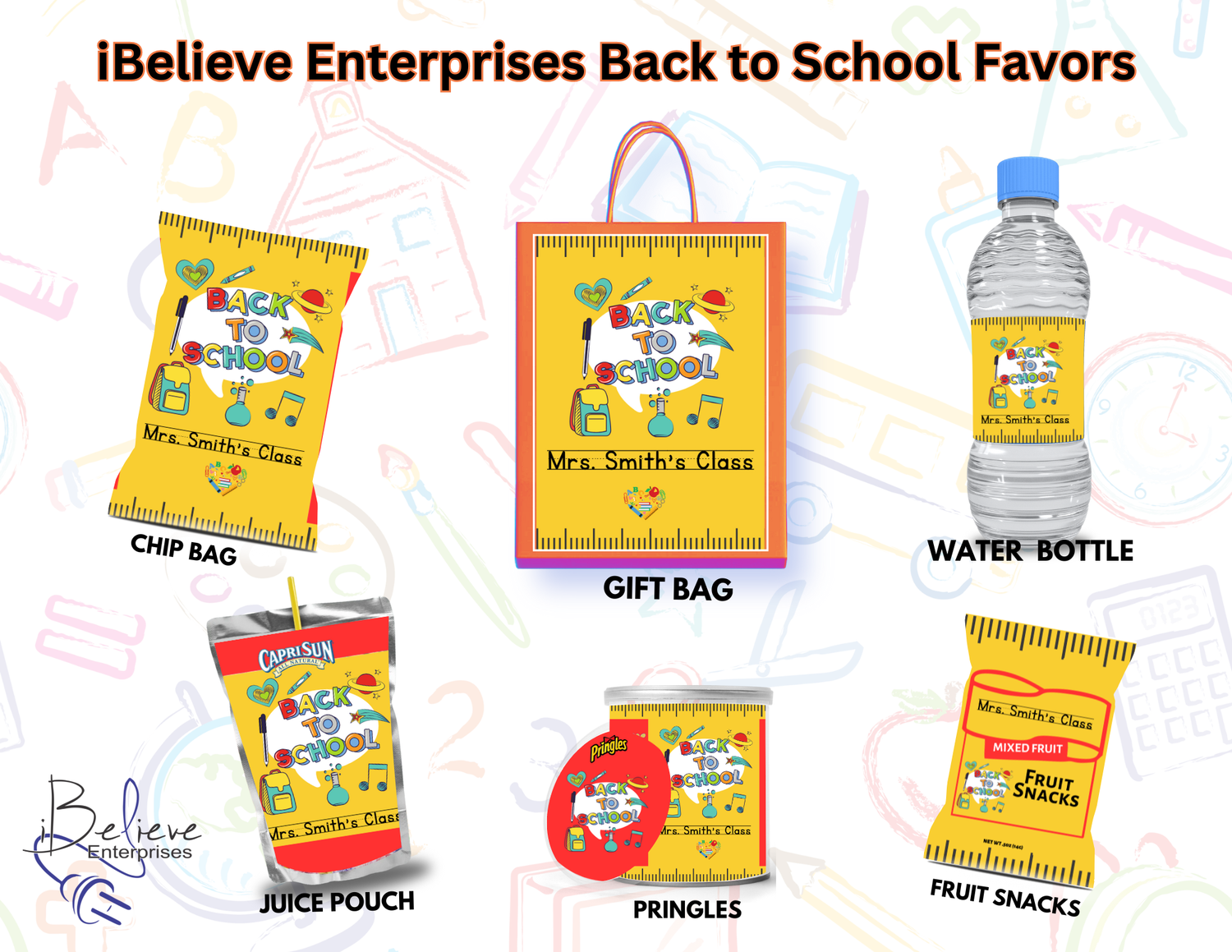 Editable Back to School Template (CANVA-10 TOTAL)