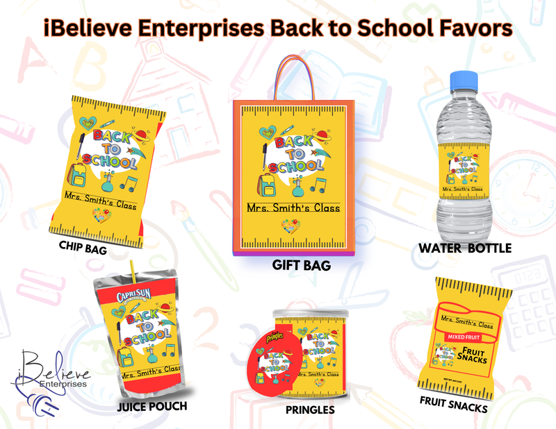 Back to School Party Favors