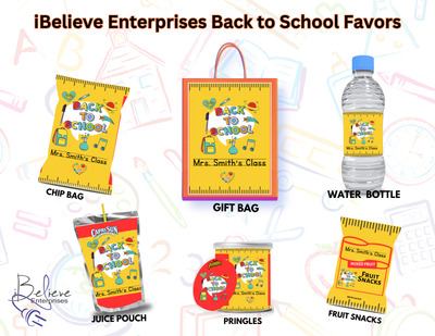 Back to School Party Favors