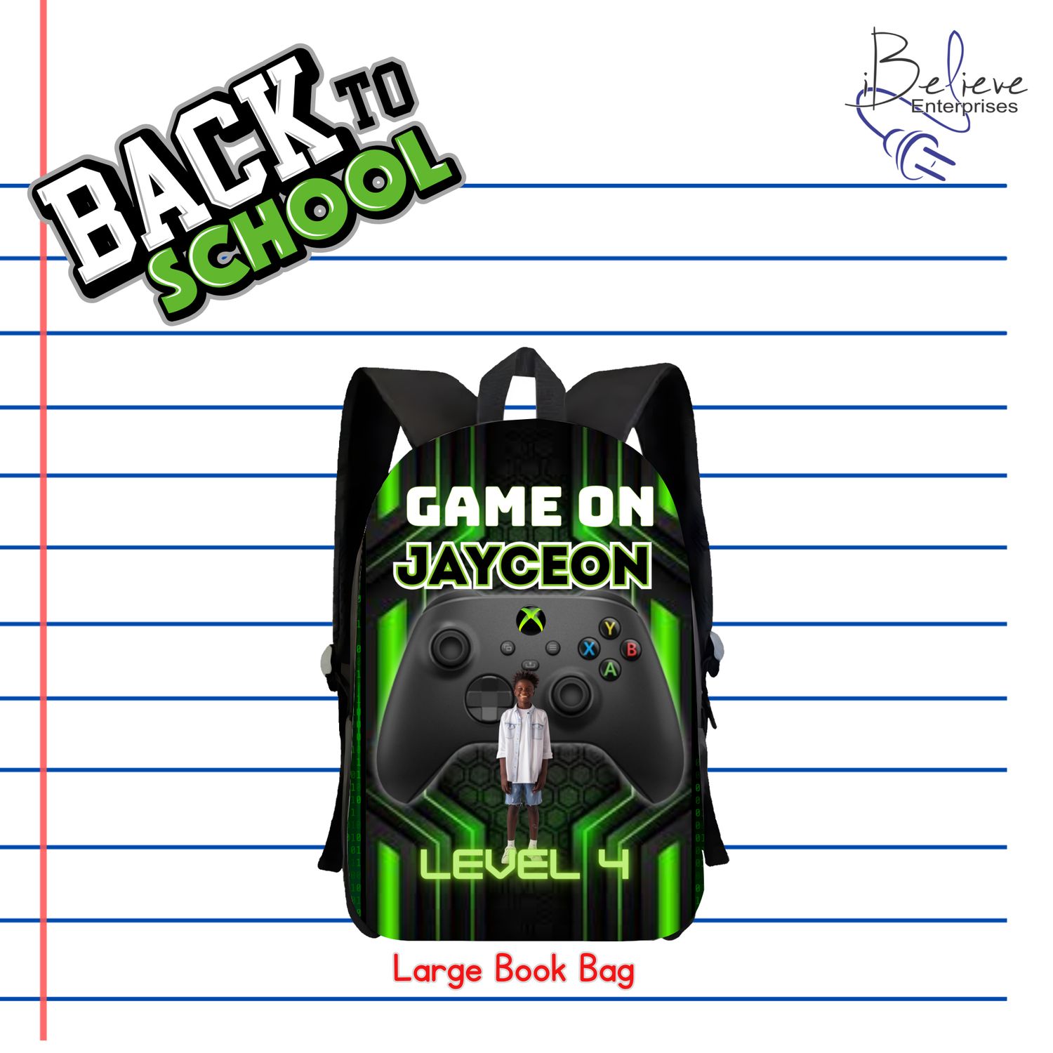 Large Book Bag