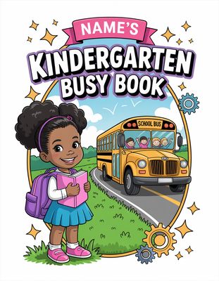 Kindergarten Busy Book – Early Learning Activities for Ages 3–6
