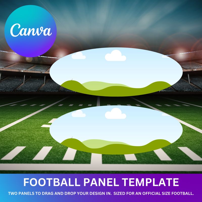 Editable Football Panel Template (CANVA)