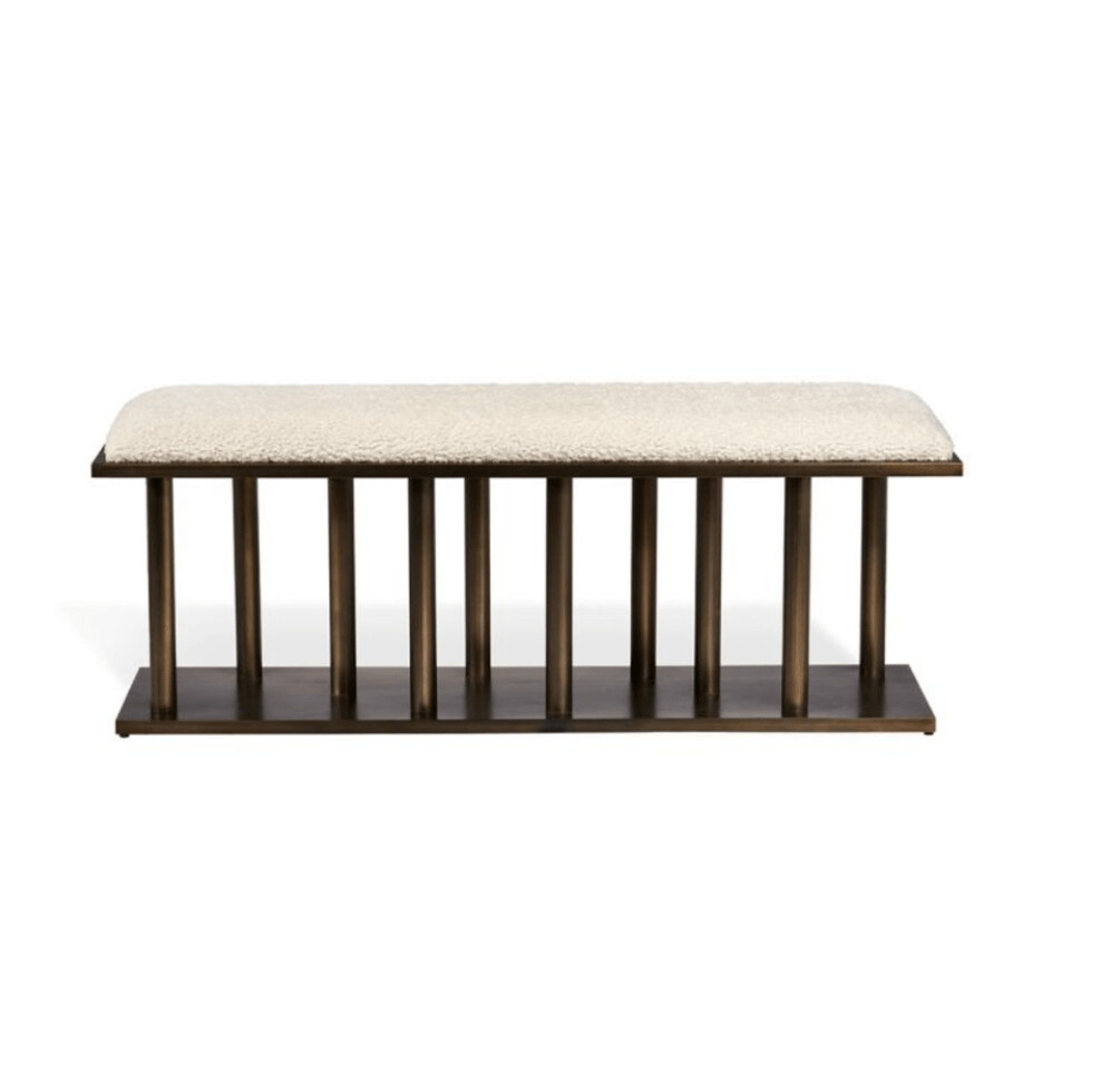 CRENSHAW BENCH - BRONZE