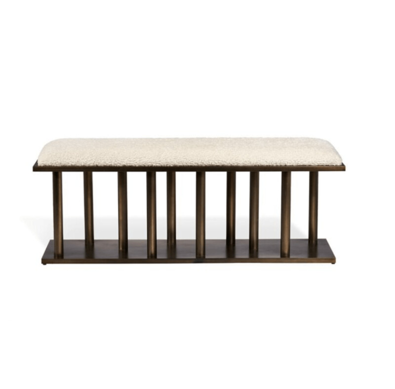 CRENSHAW BENCH - BRONZE