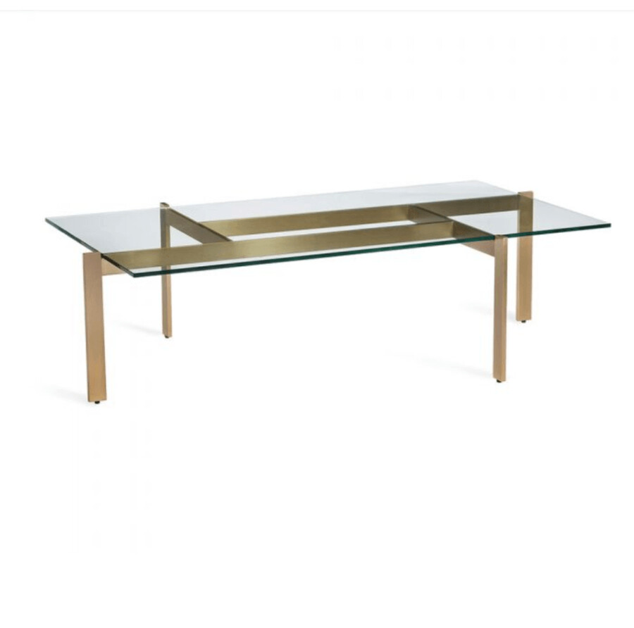 LYNNETTE COCKTAIL TABLE - BRUSHED BRASS