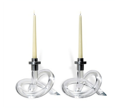 AVA CANDLESTICK CLEAR