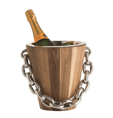 CHAIN LINK CHAMPAGNE BUCKET