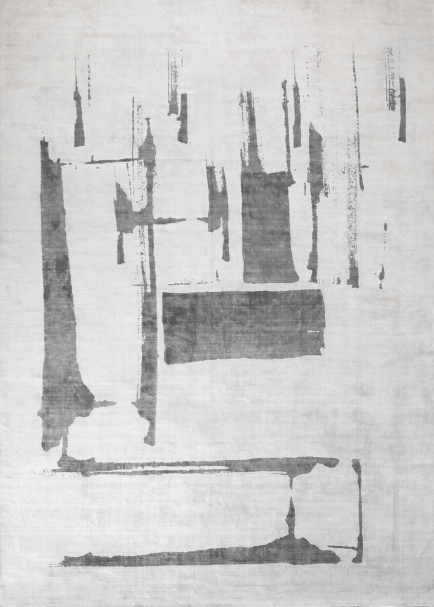 EDI RUG-CREAM/CHARCOAL