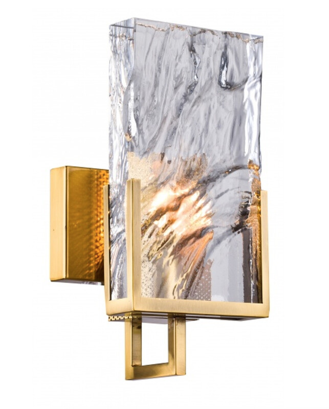 PLAQUE GLASS SCONCE