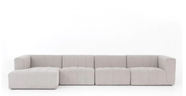 LANGHAM CHANNELLED 4-PC SECTIONAL-LAF CH