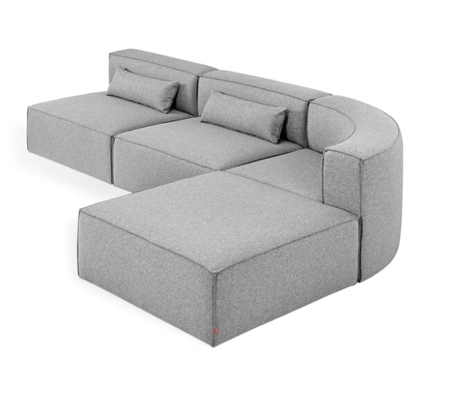 MIX MODULAR 4-PC WEDGE SECTIONAL