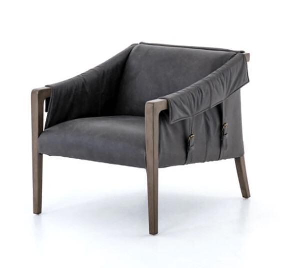 BAUER LEATHER CHAIR