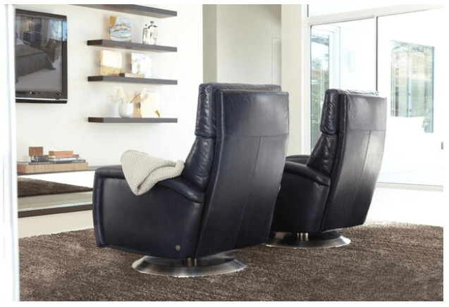 American leather 2024 swivel recliner