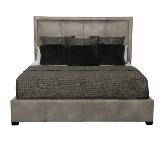 MACY LEATHER PANEL BED