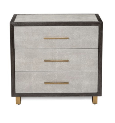 MACEY BEDSIDE CHEST - GREY