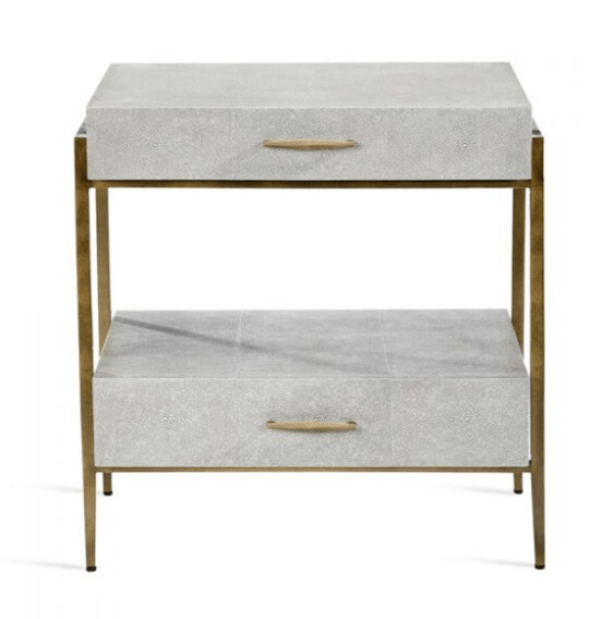 MORSOL BEDSIDE CHEST - GREY