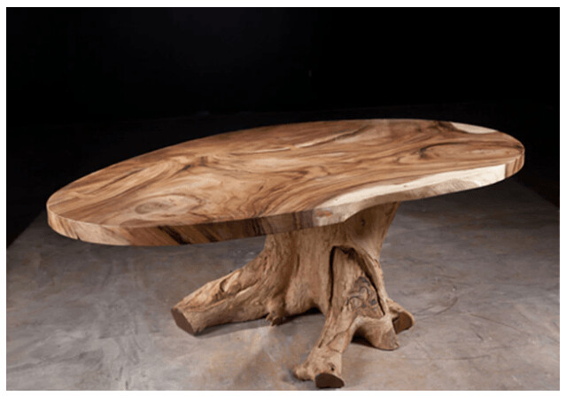 ORGANIC TABLE WITH ROOT BASE