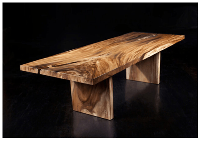 CHAMACHA WOOD RECTANGULAR DINING TABLE