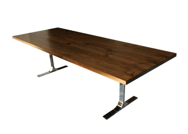 HAZEN DINING TABLE RECLAIMED WOOD FINISH