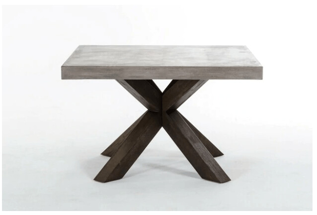 SQUARE CONCRETE DINING TABLE