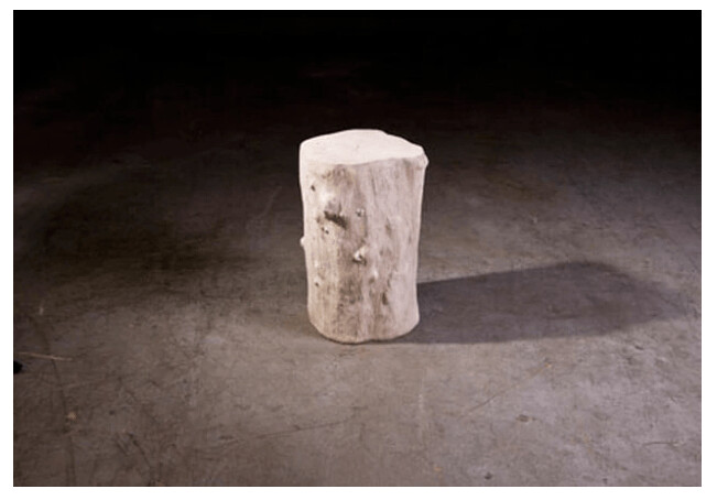 ORGANZA LOG STOOL - SMALL