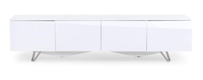 CABLE - MODERN WHITE TV STAND