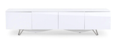 CABLE - MODERN WHITE TV STAND