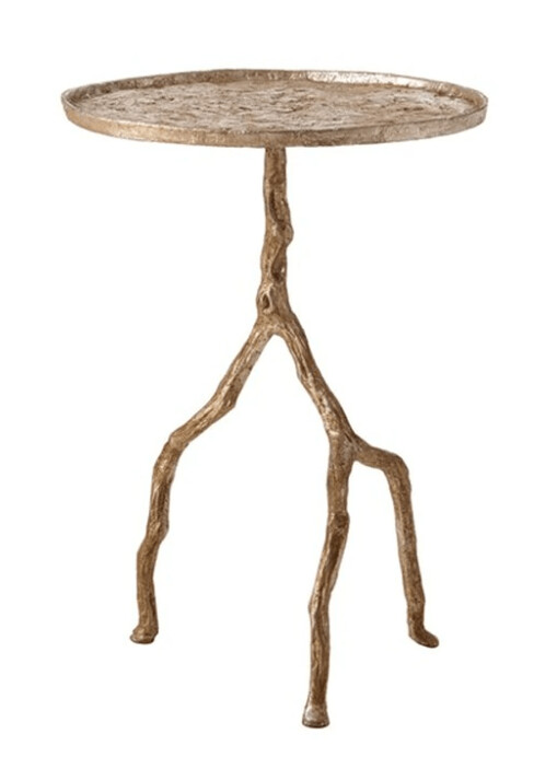 SILVER IRON BRANCH SIDE TABLE