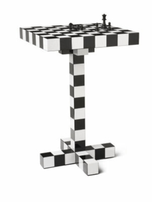 CHESS SIDE TABLE