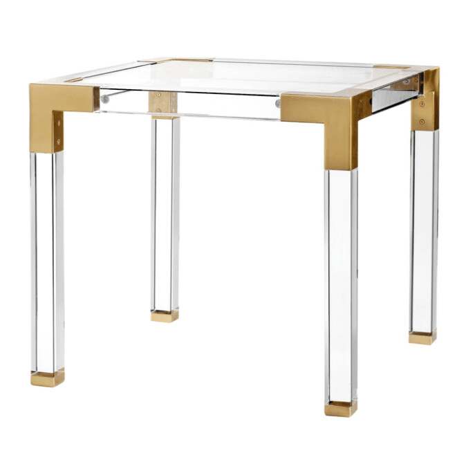 SCOTT ACRYLIC SIDE TABLE