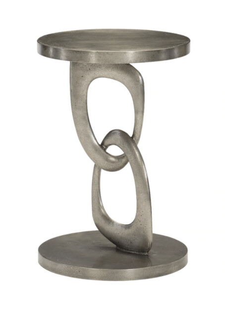 LINKON METAL ROUND CHAIRSIDE TABLE