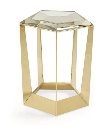 JEWEL SIDE TABLE GOLD