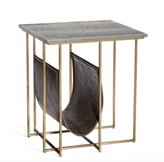 RAYMOND MAGAZINE SIDE TABLE