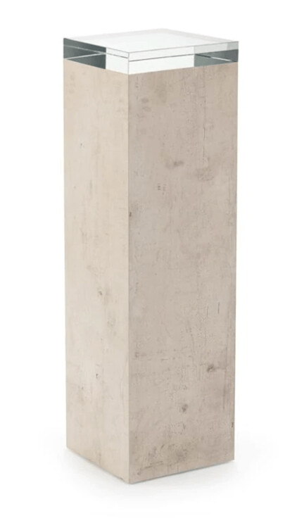 LOTUS PEDESTAL SIDE TABLE