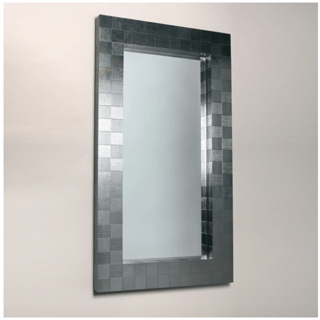 GERMAN SILVER FLOOR MIRROR