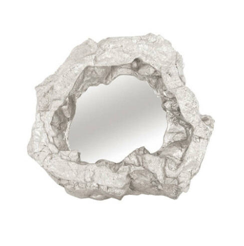 ROCKY SILVER LEAF MIRROR