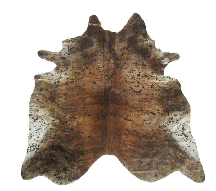 DARK BRINDLE COPPER COW HIDE