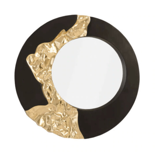 MIZZA MIRROR BLACK AND GOLD