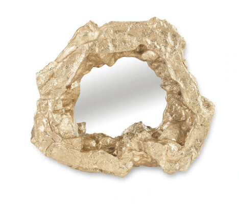 ROCKY GOLD LEAF MIRROR