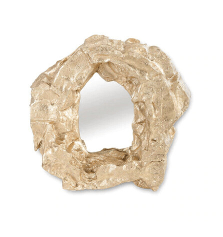 ROCK GOLD LEAF MIRROR
