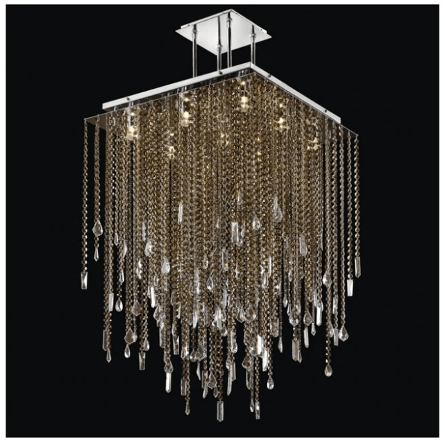 SKYLINE 24" HANGING CHANDILIER DANUBE CRYSTAL