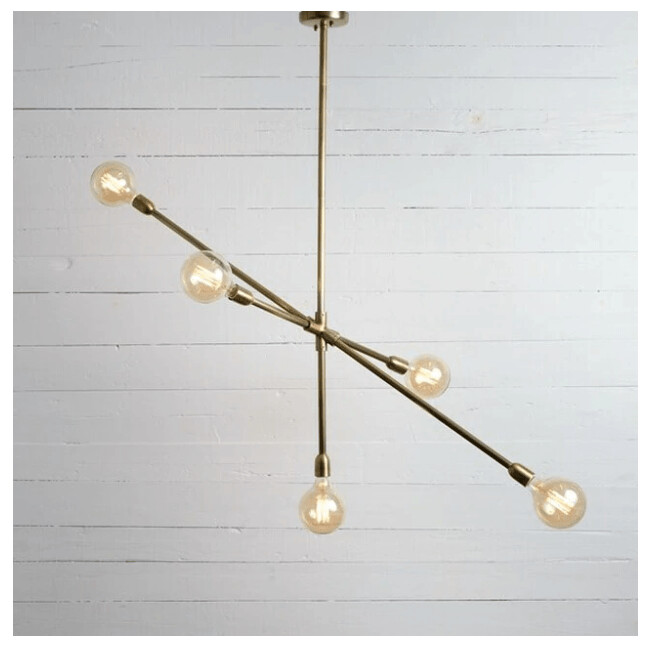 THALIA CHANDELIER-ANTIQUE BRASS