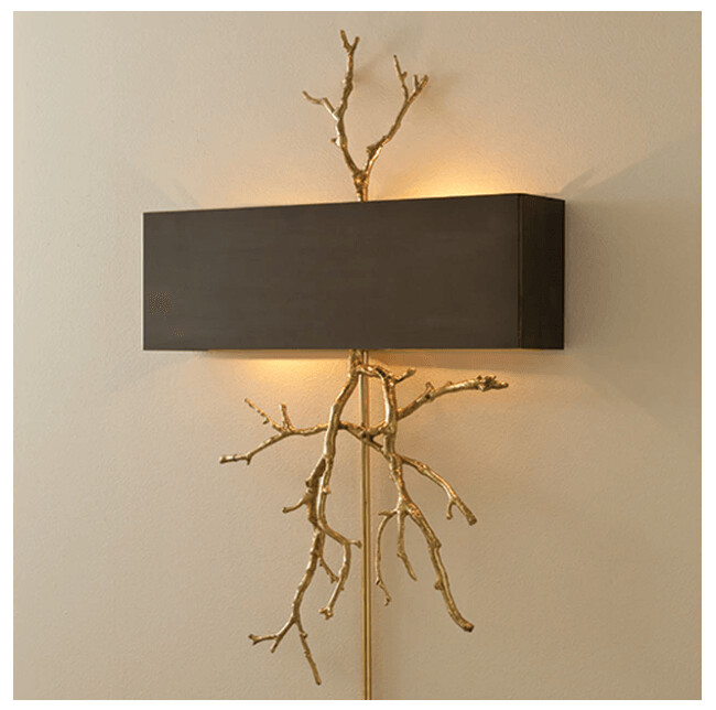 ORGANZA LUXE WALL SCONCE BRASS