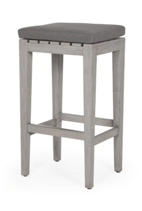 DALE BAR STOOL, WEATHERED GREY