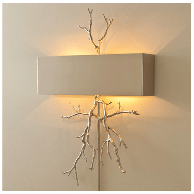 ORGANZA LUXE WALL SCONCE NICKEL