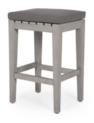 DALE COUNTER STOOL, WEATHERED GREY